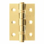 A2H322EB Hinges - Polished Brass - Pair