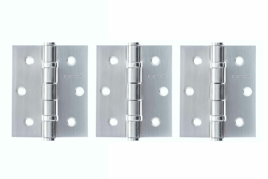 A2HB32525SC Hinges - Satin Chrome - Set of 3