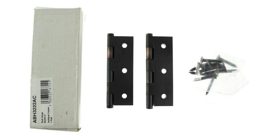 ABH3222AC Hinges - Antique Copper - Pair