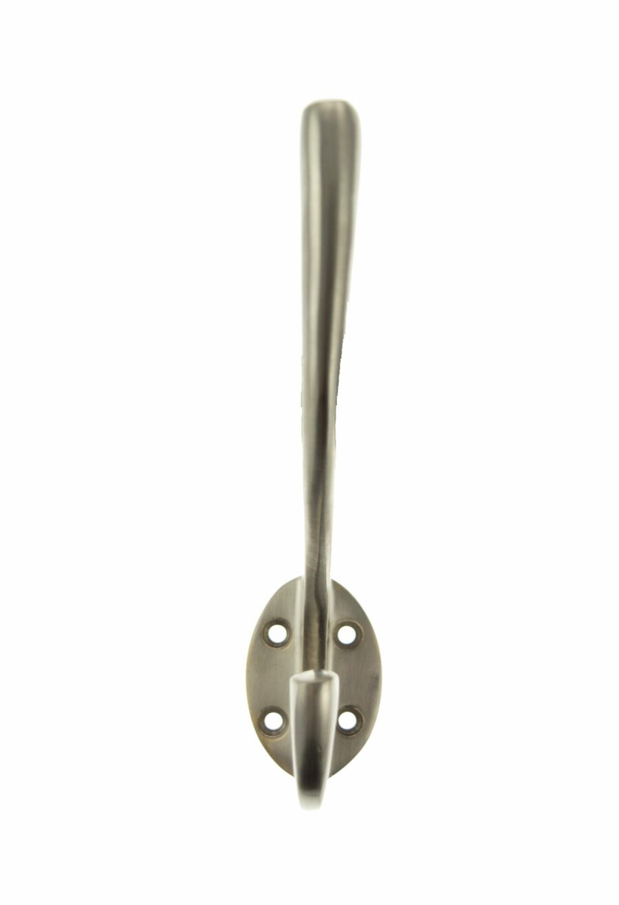 AHCHSN Hat & Coat Hook - Satin Nickel - Each