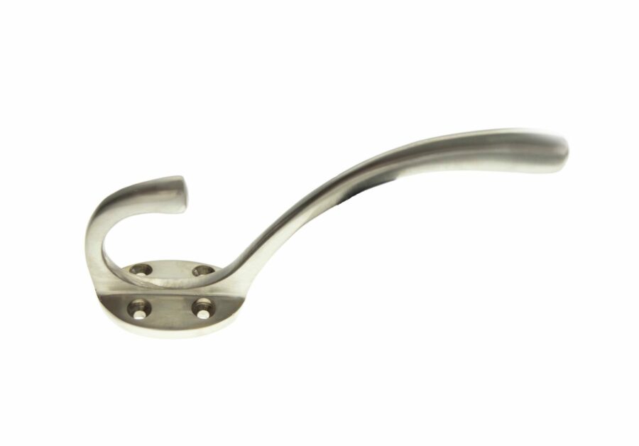 AHCHSN Hat & Coat Hook - Satin Nickel - Each
