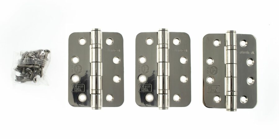 AHR1433PSS Hinges - Polished Stainless Steel - Set of 3