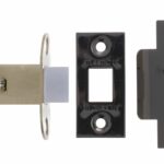 AL25BN Bolt Through Tubular Latch - Black Nickel - Each