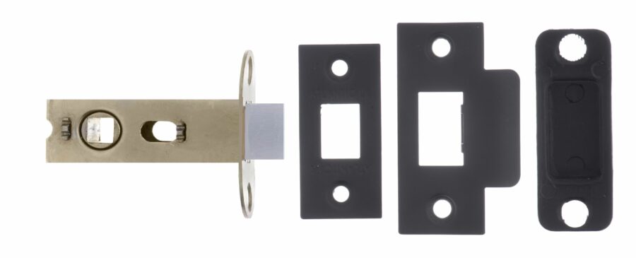 AL25MB Bolt Through Tubular Latch - Matt Black - Each