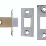 AL25PC Bolt Through Tubular Latch - Polished Chrome - Each