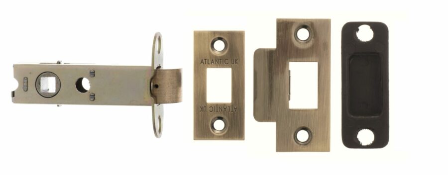 AL3AB Bolt Through Tubular Latch - Antique Brass - Each
