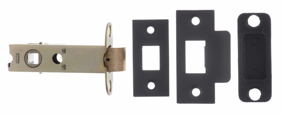 AL3MB Bolt Through Tubular Latch - Matt Black - Each