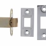AL3PC Bolt Through Tubular Latch - Polished Chrome - Each