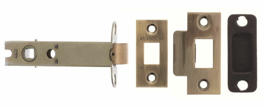 AL4AB Bolt Through Tubular Latch - Antique Brass - Each