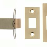 AL4BP Bolt Through Tubular Latch - Polished Brass - Each