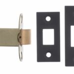 AL4MB Bolt Through Tubular Latch - Matt Black - Each