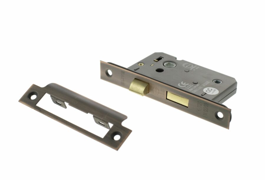 ALKBATH25AC Bathroom Lock [CE] - Antique Copper - Each