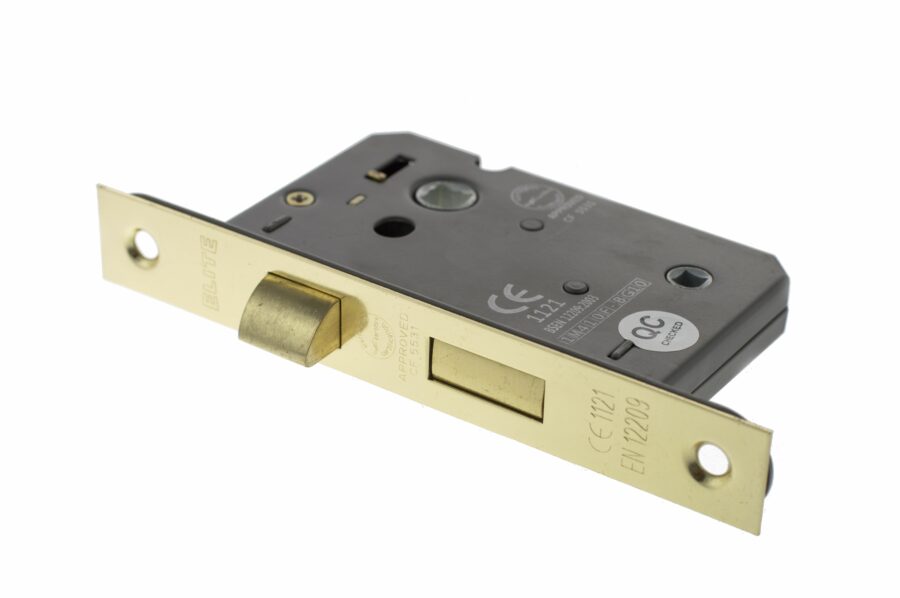 ALKBATH25PB Bathroom Lock [CE] - Polished Brass - Each