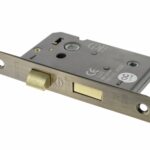 ALKBATH3AB Bathroom Lock [CE] - Antique Brass - Each