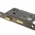 ALKBATH3AC Bathroom Lock [CE] - Antique Copper - Each