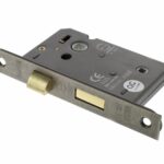 ALKBATH3DS Bathroom Lock [CE] - Distressed Silver - Each