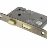 ALKBATH3MAB Bathroom Lock [CE] - Matt Antique Brass - Each