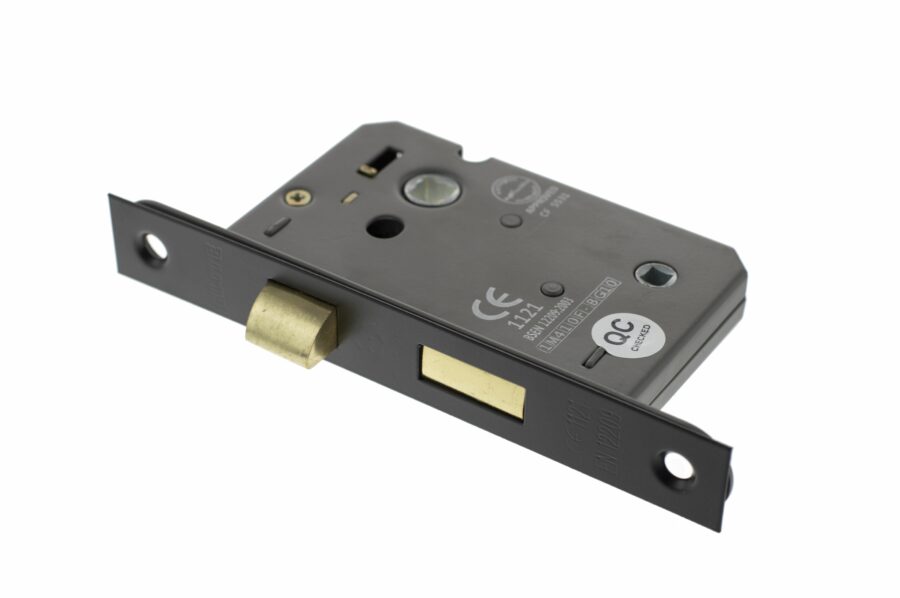 ALKBATH3MB Bathroom Lock [CE] - Matt Black - Each