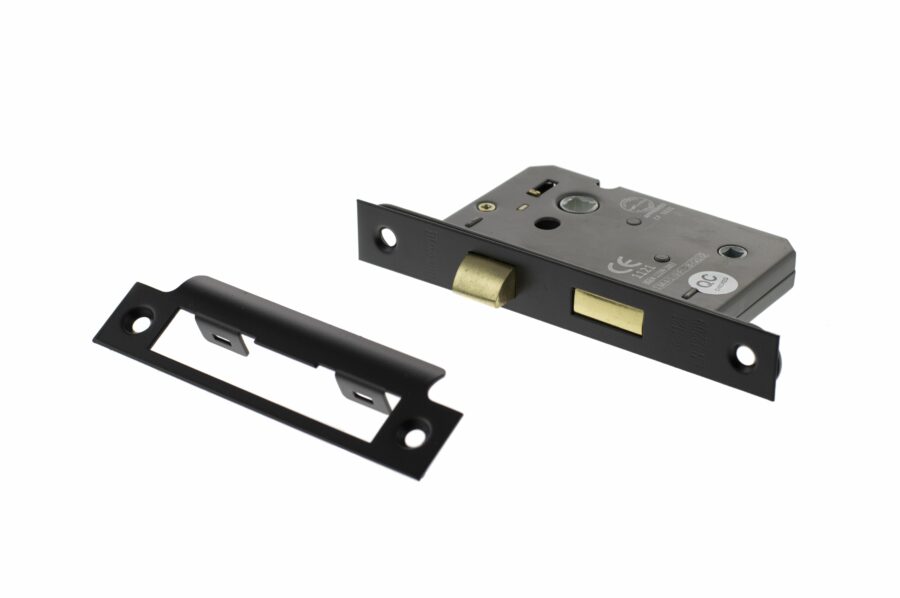 ALKBATH3MB Bathroom Lock [CE] - Matt Black - Each