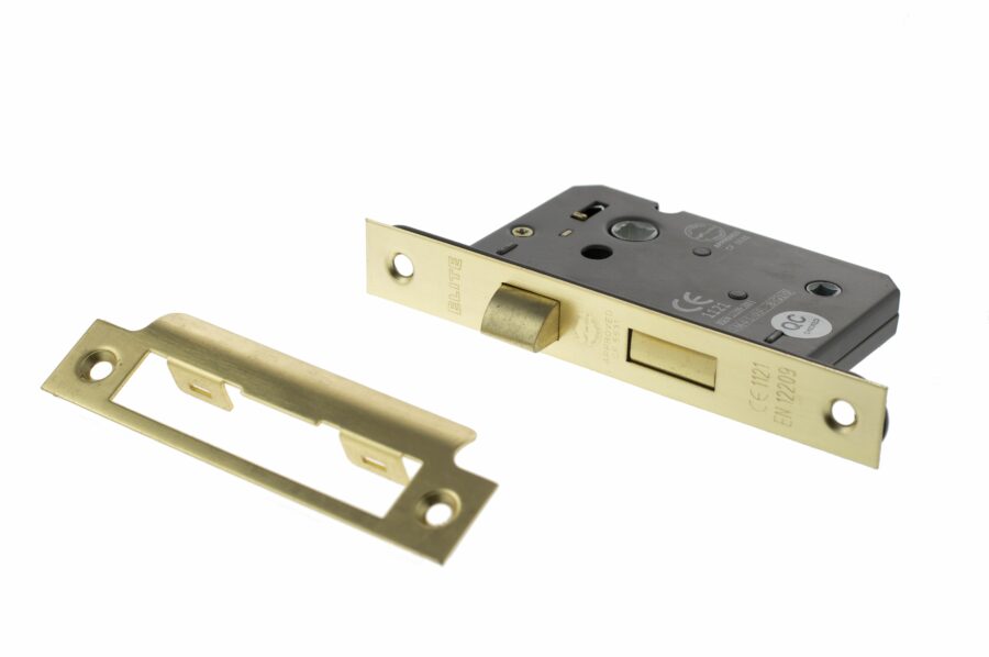 ALKBATH3SB Bathroom Lock [CE] - Satin Brass - Each