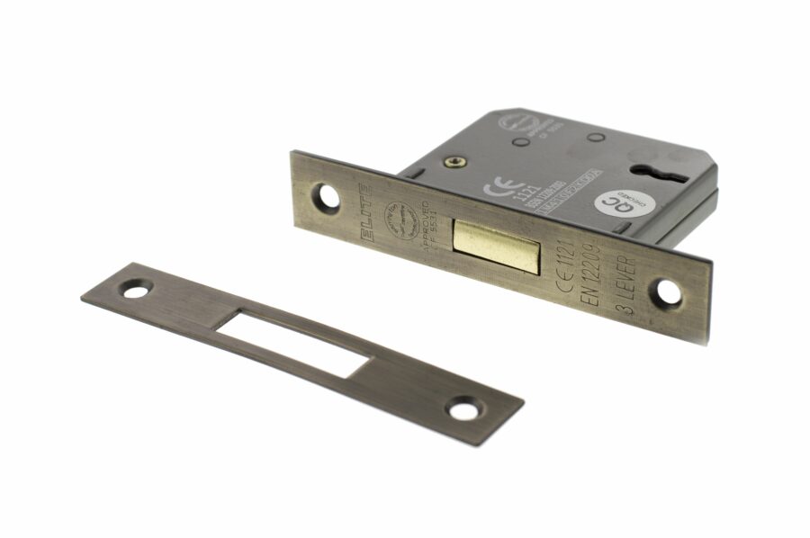 ALKDEAD3LK25MAB Deadlock [CE] - Matt Antique Brass - Each
