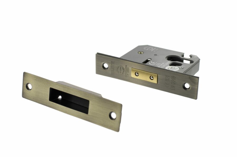 ALKDEADE25AB Deadlock [CE] - Antique Brass - Each