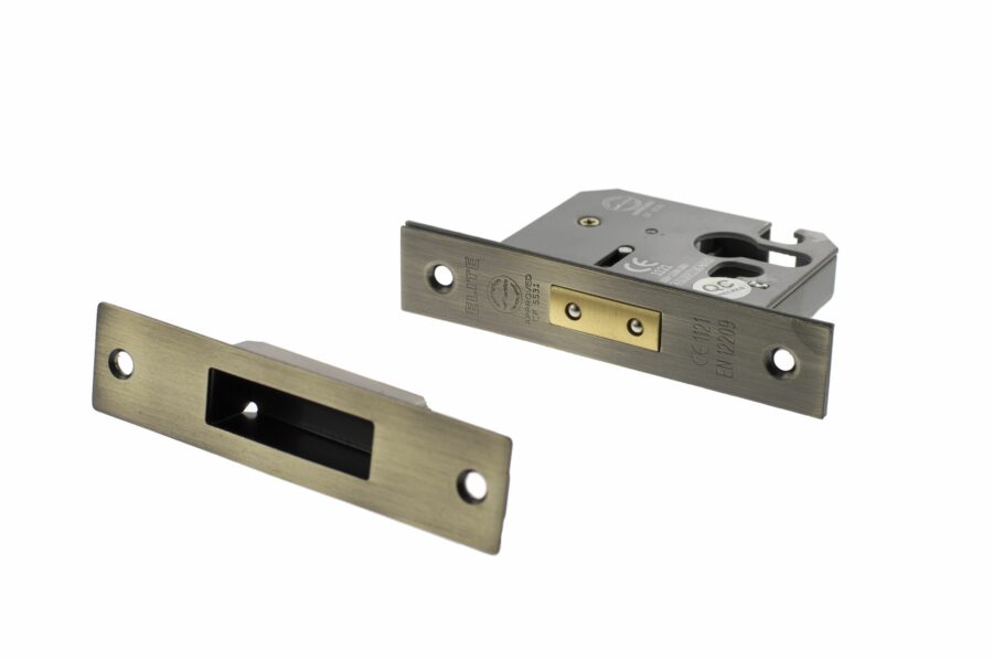 ALKDEADE3AB Deadlock [CE] - Antique Brass - Each