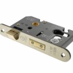 ALKRCSASHE25SN Radius Corner Sashlock [CE] - Satin Nickel - Each