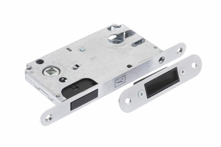 AML190ESC Magnetic Euro Profile Sashlock with adjustable strikeplate - Satin Chrome - Each