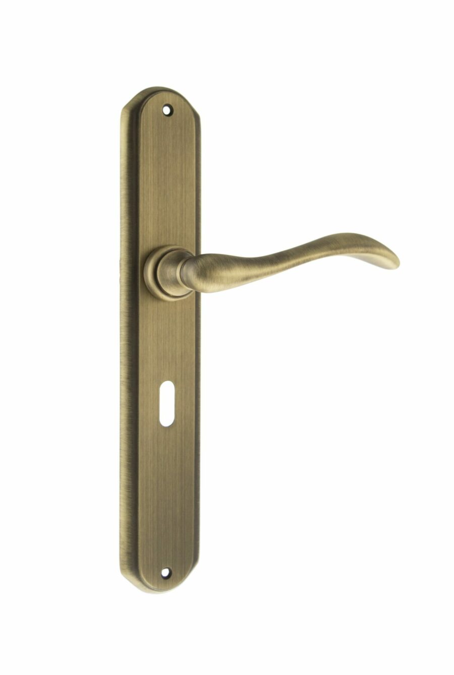 FBP138KYB Solid Brass Key Lever - Yester Bronze - Set