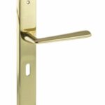 FBP193KPB Solid Brass Key Lever - Polished Brass - Set