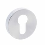 FMRESC Euro Escutcheon - Satin Chrome - Each
