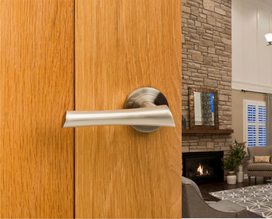 M60SN Lever - Satin Nickel - Set