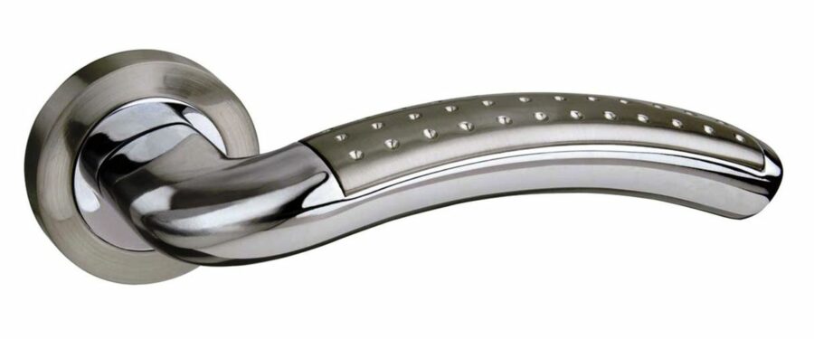 M78SNCP Lever - Satin Nickel/Polished Chrome - Set