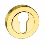 MESCEBP Euro Escutcheon - Polished Brass - Each