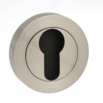 MESCESN Euro Escutcheon - Satin Nickel - Each