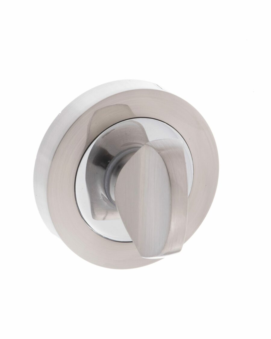 MWCSNCP WC Turn and Release - Satin Nickel/Polished Chrome - Each