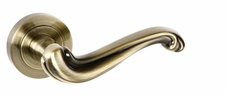 OE177AB Lever - Antique Brass - Set