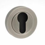 OEESCEMBN Euro Escutcheon - Matt Gun Metal - Each