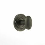 OEOWCMBN Solid Brass Oval WC Turn and Release - Matt Gun Metal - Each