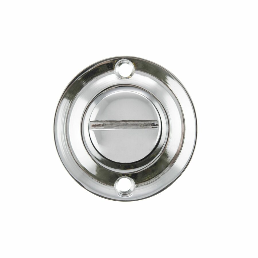 OEOWCPC Solid Brass Oval WC Turn and Release - Polished Chrome - Each