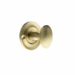 OEOWCSB Solid Brass Oval WC Turn and Release - Satin Brass - Each