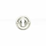 OERKEPN Solid Brass Open Key Hole Escutcheon - Polished Nickel - Each