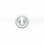 OERKESC Solid Brass Open Key Hole Escutcheon - Satin Chrome - Each