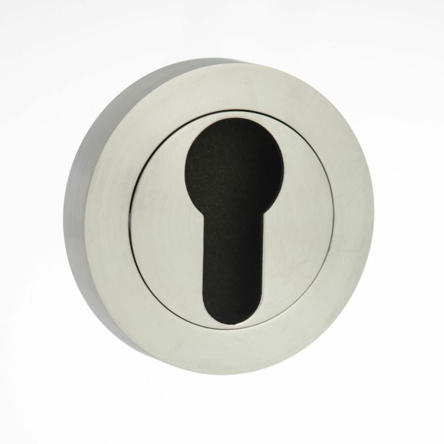 S2ESCERSC Euro Escutcheon - Satin Chrome - Each