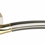 S33RSNBP Lever - Satin Nickel/Polished Brass - Set