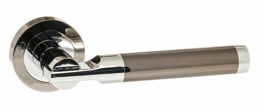 S36RBNPC Lever - Black Nickel/Polished Chrome - Set