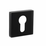 S4ESCESMB Euro Escutcheon - Matt Black - Each
