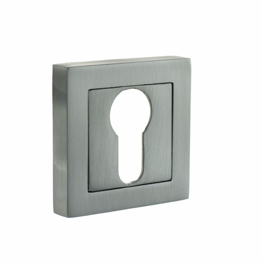 S4ESCESSC Euro Escutcheon - Satin Chrome - Each