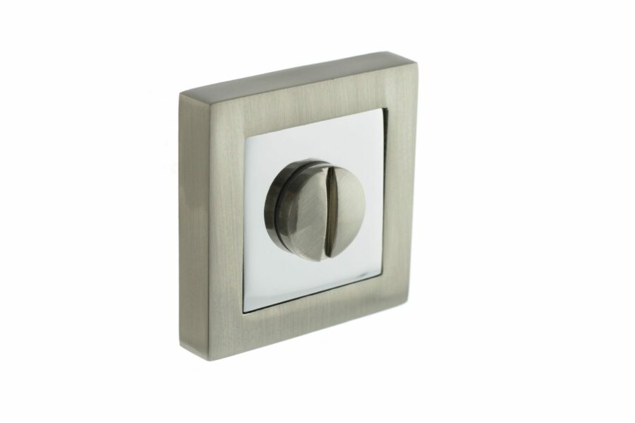 S4WCSSNPC WC Turn and Release - Satin Nickel/Polished Chrome - Each